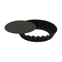 Mini Tart Kalıbı Mini Çap 10 Cm Çelik Siyah Diğer