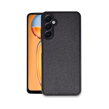 Samsung Galaxy A25 5g Kılıf Aras Deri Kapak - Siyah Çok Renkli