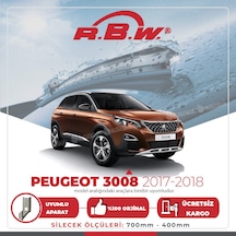 RBW Peugeot 3008 2017 - 2019 Ön Muz Silecek Takım