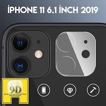 İphone 11 6.1 Full Tempered Kamera Koruyucu Kırılmaz Cam- 5775