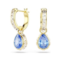 5757815 Swarovski Küpe Mp Chroma:pe Mn Hoop Drop Pear Fanbl/gos Metalik