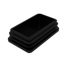 Cateksss 60x100 Mm Profil İçin Kademeli İçe Geçme Profil Tapası, Profil Kapak, Profil Tapa Siyah - 48 Li Paket