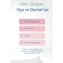 Altınbaşak Oya Ve Dantel İpi 20 Gr - Royaleks - No: 122