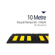 Kauçuk Rampa Set, Otopark Rampası, Kaldırım Rampası 50X30X4,5 Cm (548375973)