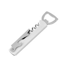 Metal Tirbuşon Ve Şişe Açacağı Seti Beyaz Diğer