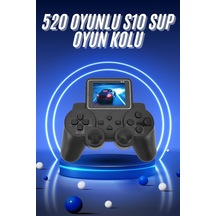 2.4 İnç Ekran 520 Oyunlu Retro Temalı Kablosuz Oyun Kolu El Atarisi Tkdytgsdbvfhy8ıv4yc