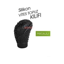 Carub Silikon Vites Topuzu Masajlı Oval Siyah Br6219620