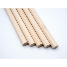 Ritim Çubuğu 5 Çift 10 Adet Pürüzsüz 25 Cm 12 Mm
