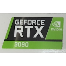 Nvidia Geforce Rtx 3090 Sticker Yatay Etiket D156