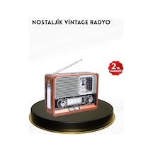 Nostaljik Radyo Şık Dekoratif Tasarım Ve Güvenli 2 Yıl  -  Lisinya