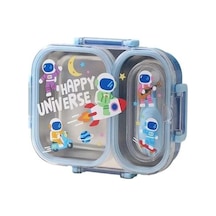 Vagon Beslenme Kabı Paslanmaz Çelik Lunchbox Renkli