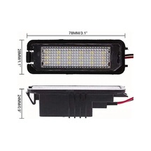 Vw Golf 5/6/7 3d0943021a Canbus İçin 2 Parçalı Arka Led Plaka Lambası Montaj Kiti Vag Vw