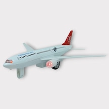 Çek Bırak Metal Yolcu Uçağı - 18 Cm