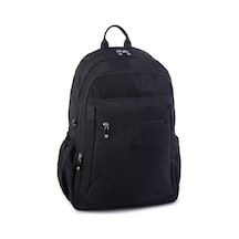 Nas Bag Unisex Büyük Boy Su Geçirmez Waterproof Hafif Sırt Çantası Çok Gözlü Siyah