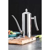 304 Çelik 880 Ml Yağdanlık Sosluk Sirkelik Cin902 Gri