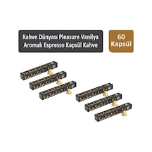 Kahve Dünyası Pleasure Vanilya Aromalı Espresso Kapsül Kahve 6 x 10 Kapsül