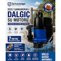 German Bakır Sargı 2 Hp Gizli Şamandıralı Kirli Temiz Yüzme Havuzu Gölet Sel Su Aktarma Pompası