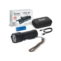 Cree Q8- Xpg 8+1 Led Şarjlı El Feneri Watton Wt-623 Renkli