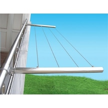 Küpeçte Balkon Alimünyum Askılık