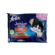 Junior Yavru Yaş Kedi Maması 85gr 4lü