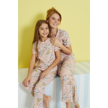 Siyah İnci Örme Pijama Takım 24107077 Çok Renkli
