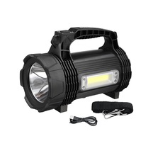 Ps-889 Su Geçirmez Yüksek Güçlü Osram Led 30w Şarj Edilebilir Powerbank Özellikli Profesyonel El Feneri Çok Renkli