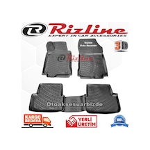 Renault Laguna 3 3D Paspas Havuzlu Siyah 2008-2015 Arası Rizline N11.7914