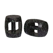 Delux Serisi Kampüs Fiziksel Egzersiz Pool Dumbbell 30 Mm Actifoam Siyah-yeşil Siyah - Yeşil