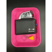 Modern Anahtar Ve Cüzdan Masaüstü Organizer, Düzenleyici Pembe