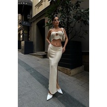 Mischa Cut Out Ajurlu Takım 9839 Ekru
