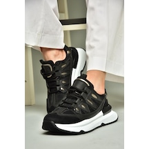 Fox Shoes U973501004 Siyah Kumaş Spor Ayakkabı Sneakers Siyah-kumaş Çok Renkli