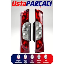 Peugeot Bipper Sağ Sol Arka Stop Lambası Takımı 2008-2015 Yan Açılan Kapı Uyumlu Peugeot Bipper Sağ Sol Arka Stop Lambası Takımı 2008-2015 Yan Açılan Kapı Uyumlu