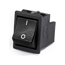 Emas A14b1h10 30x22mm Siyah Işıksız 2na Terminalli Asal Switch