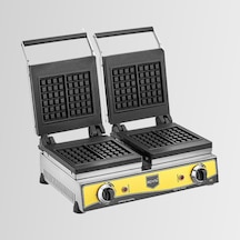 Remta W14 Sanayi Tipi Döküm Çiftli Kare Model Waffle Makinası Elektrikli