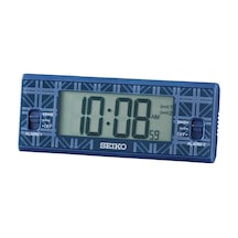 Seiko Clock Qhl099l Masa Saati Mavi