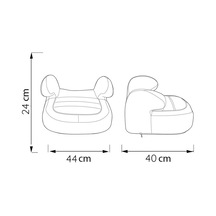 Comfymax Premium 15-36Kg Yükseltici Oto Koltuğu Grey Jean