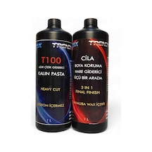 Trendwax 2li 1 Litre Pasta Ve Cila Seti Kalın Pasta Ve Koruyucu Cila Wax