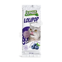 4 Adet Jungle Kedi Lolipop Yaban Mersinli 1,5 Gr