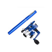 Taşınabilir Mini Olta Seti - 1 Metre Uzunluk, 5.1:1 Dişli Oranı, Cep Boyutunda 55g