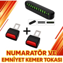 Volkswagen Polo 1.2 Tsı Bmt 90 Comfortlıne Tıptronıc Araca Uygun Araç Içi Numaratör + Oto Kemer Yükselten Toka 2 Adet