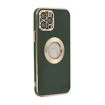 Apple Uyumlu iPhone 12 Pro Max Kılıf Store Silikon - Yeşil Renkli
