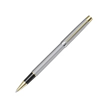 Scrikss 722w Balıksırtı Gold Krom Roller Kalem