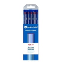 Argon İğnesi Tungsten Elektrod Kırmızı Wt-20 2.0 X 175 Mm 1 Paket 10 Adet