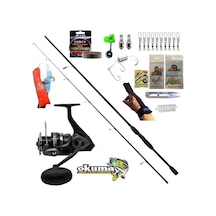 Okuma Wave Power 4000 210cm 20-40gr Double Black Kıyı Olta Takımı Seti
