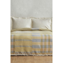 Karaca Home Striped %100 Pamuk Çift Kişilik Müslin Pike Mavi 200.22.11.0296 Mavi