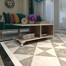 Kenzlife Orta Salon Sehpası Kazablanka Crd 038 090 45 Sofra Çiçeklik