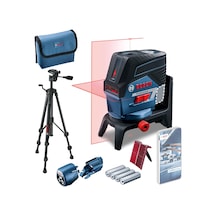 Gcl 2-50 C Çizgi Lazer 20m Çalışma Alanı Alıcı İle 50 M , 4 X Aa Pil, Ip 54 Toza Karşı Koruma Sistemi, Kırm
