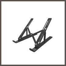 Bezos 7 Kademeli Ayarlı Katlanabilir Laptop Tablet Standı Siyah Nxrlvng