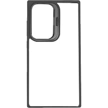 Samsung Galaxy Uyumlu S24 Ultra Caıro Koruma Ve Standlı Kılıf Al4971 Gri