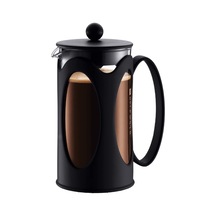 Kenya Kahve Hazırlayıcı French Press Sistemi, Kalıcı Paslanmaz Çelik Filtre Siyah, Siyah, 0,35l Çok Renkli